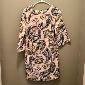 Cute paisley Boden 3/4 sleeve dress